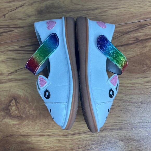 Wee Squeak Unicorn Shoes Toddler Size 12 Hook and Loop No Squeak - Picture 8 of 8